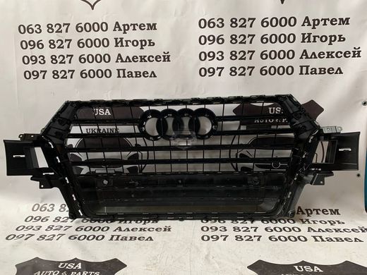 4M0853651HRN4 AUDI Q7 Решітка радіатора SQ7 (BLACK) ліцензія 2016-20