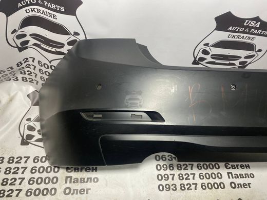 51127312727 BMW 3-Series F30 Бампер задний (С отверстием под парктроник) 2013-18