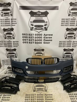 BMW 5-Series G30 (G38) Бампер передний в сборе M-pack(лицензия) 2017-19