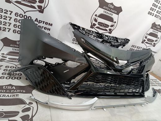52119-0X954 TOYOTA CAMRY 70 Бампер передній у зборі SE, XSE(ліцензія) 2021-23
