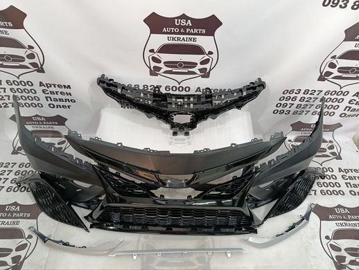 52119-0X954 TOYOTA CAMRY 70 Бампер передній у зборі SE, XSE(ліцензія) 2021-23