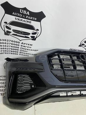 4M8807065C AUDI Q8 Бампер передній S-line у ​​зборі (Б/В оригінал) 2018-22