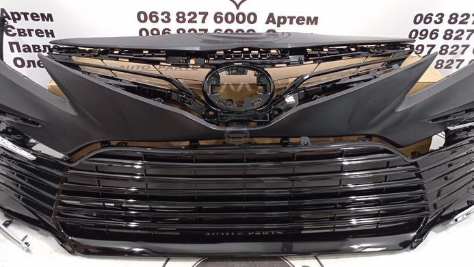 52119-0X953 TOYOTA CAMRY 70 Бампер передний в сборе LE(лицензия) 2021-23