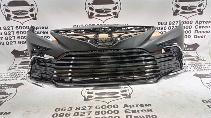52119-0X953 TOYOTA CAMRY 70 Бампер передний в сборе LE(лицензия) 2021-23