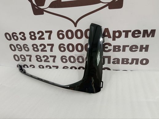 4M0807299A AUDI Q7 Страйп переднього бампера лівий Black(ліцензія) 2020-23