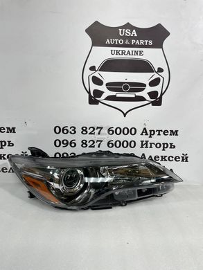 81110-06C70 TOYOTA CAMRY 55 Фара правая (black) SE USA 2015-17