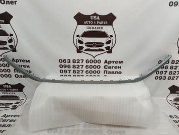 4M08532451RR AUDI Q7 Страйп переднього бампера центральний Silver(ліцензія) 2020-23