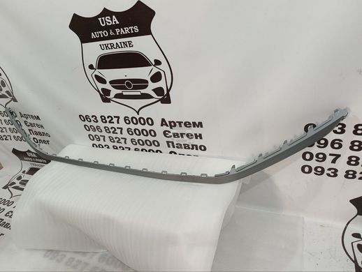 4M08532451RR AUDI Q7 Страйп переднього бампера центральний Silver(ліцензія) 2020-23