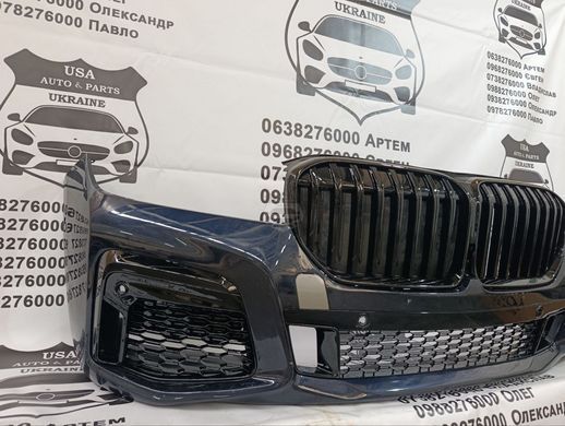 51118745834 BMW 7-Series G11(G12) LCI Бампер передний в сборе M-Pack(Б/У оригинал) 2019-23