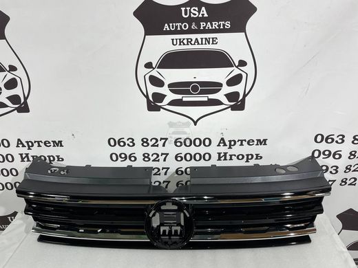 5NG-853-651-A VOLKSWAGEN TIGUAN Решетка радиатора BLACK (лицензия) 2018-19