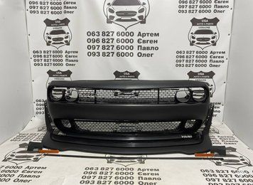 68258730AB DODGE CHALLENGER Бампер передній у зборі (ліцензія) 2015-19