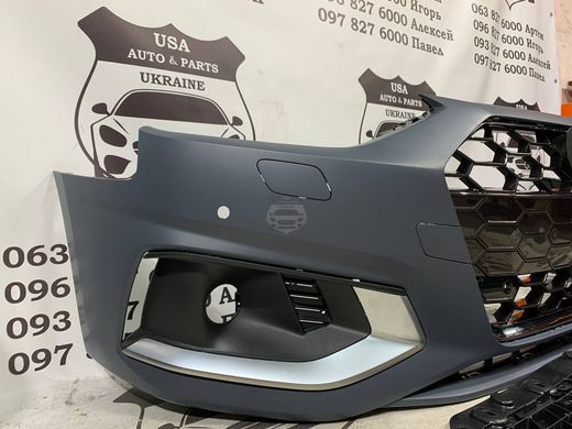 8W0807065AT AUDI A4 B9 Бампер передній у зборі (ліцензія) 2021-23