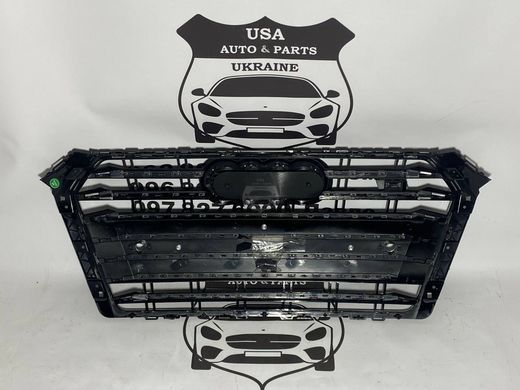 8W0853651BR AUDI A4 B9 Решітка радіатора S4 Black ліцензія 2016-19
