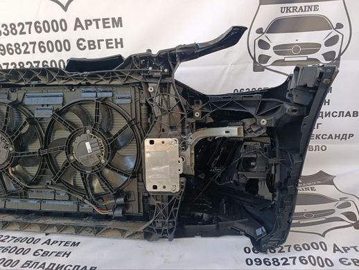 80A807437P AUDI Q5 Бампер передний ноускат 2.0 S-line(Б/У оригинал) 2020-23
