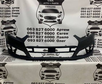 8W0807437 AUDI A4 B9 Бампер передній (ліцензія) 2019-21